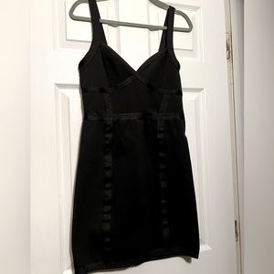 Black mini bandage dress